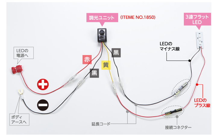 調光ユニット追加の場合